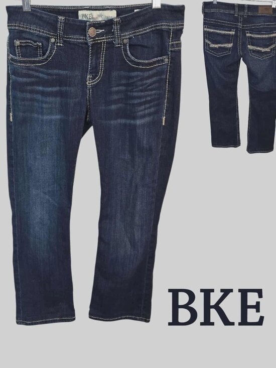 BKE Denim - BKE Culture Stretch Bootcut Denim Casual Jeans Womens 28R